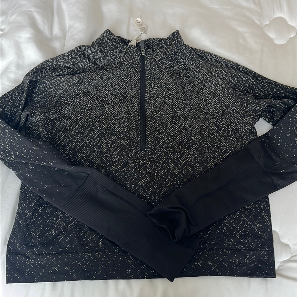 Lululemon Rest Less Cropped 1/2 Zip